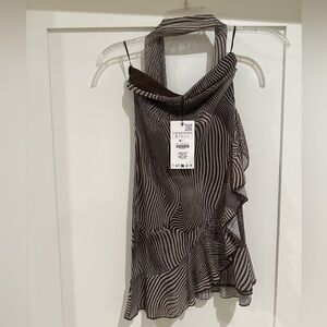 Zara Animal Print Mini Dress